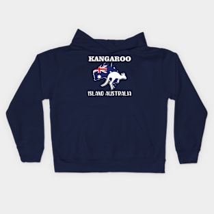 Funny Australian Kangaroo Australia Day Kids Hoodie